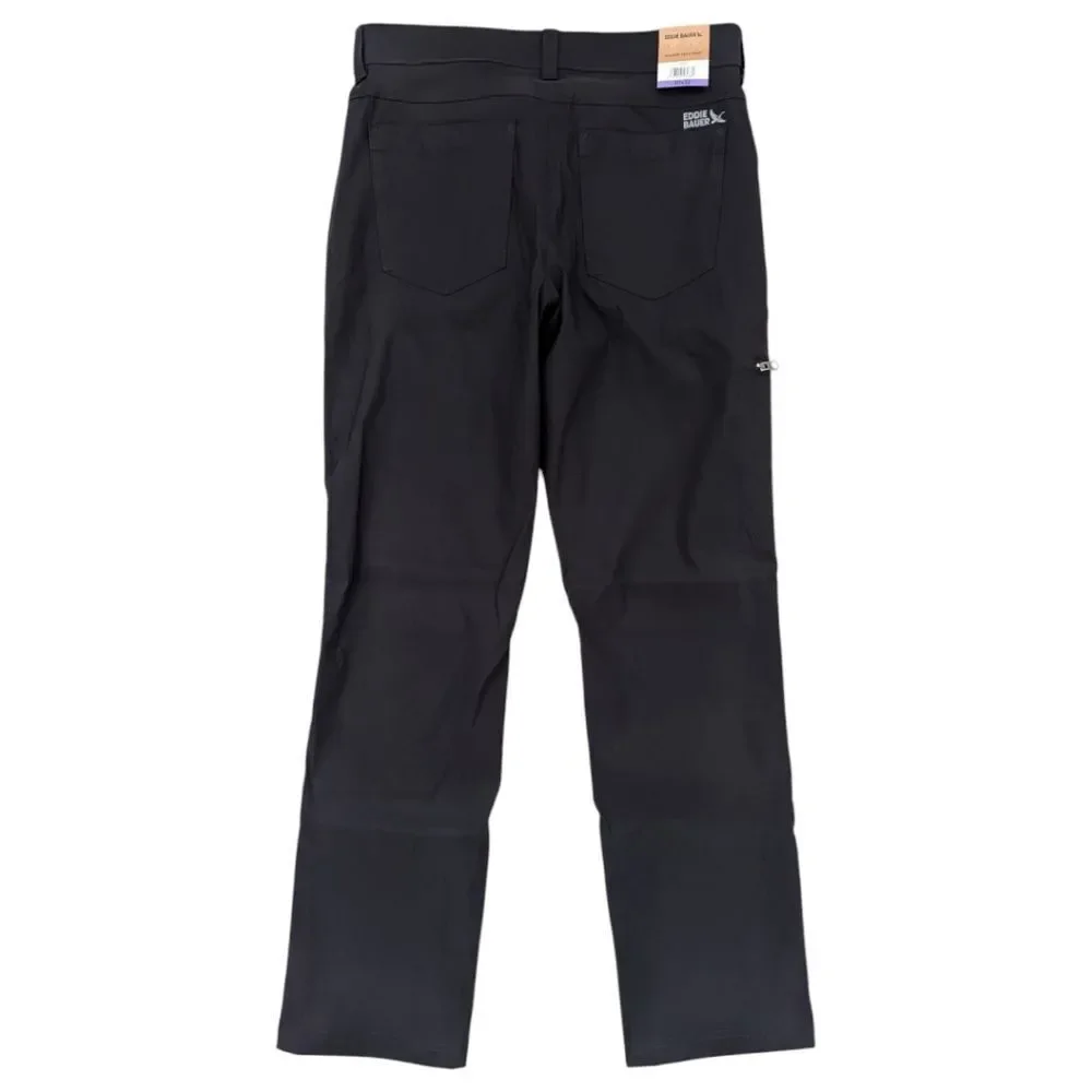 Eddie Bauer Rainier Tech Pants Men's 30x32 in Black NWT - Picture 3 of 7